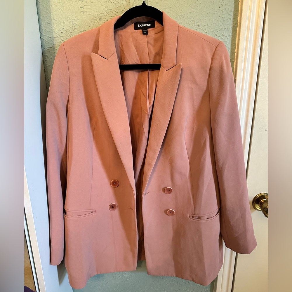 Express blush blazer